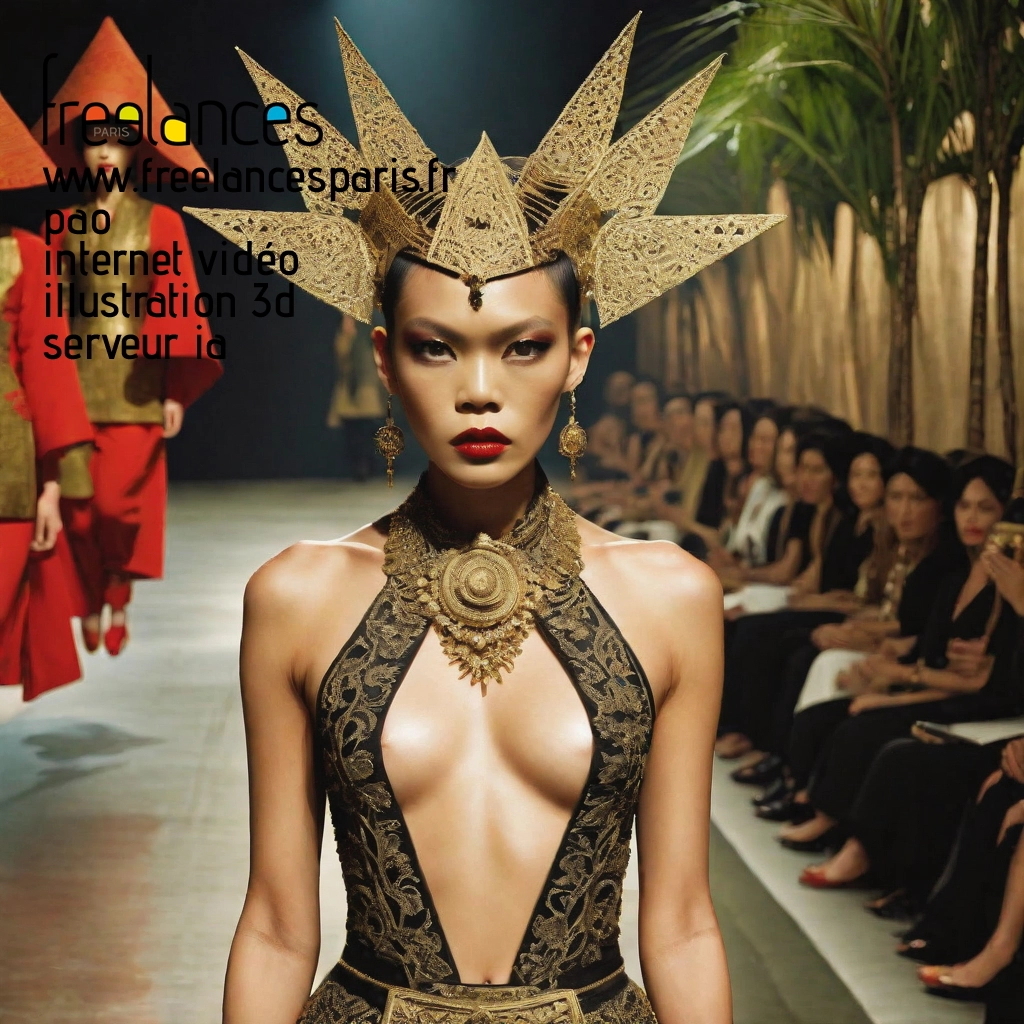 Pao mise en page internet vidéo illustration 3d serveur IA générative AI freelance paris studio de création magazines ldes0ie0